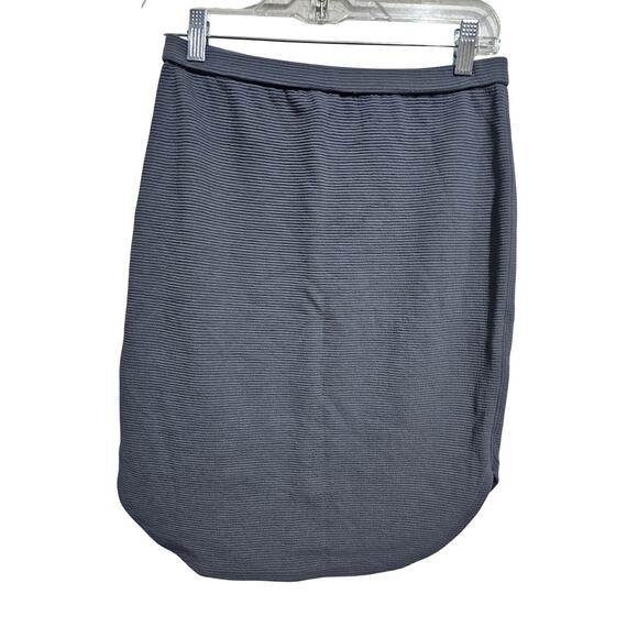 Banana Republic Skirt Womens Size XS Ribbed Gray (939) - Picture 2 of 5